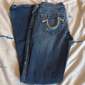 True Religion Women's Dark Blue Boot Cut Jeans
